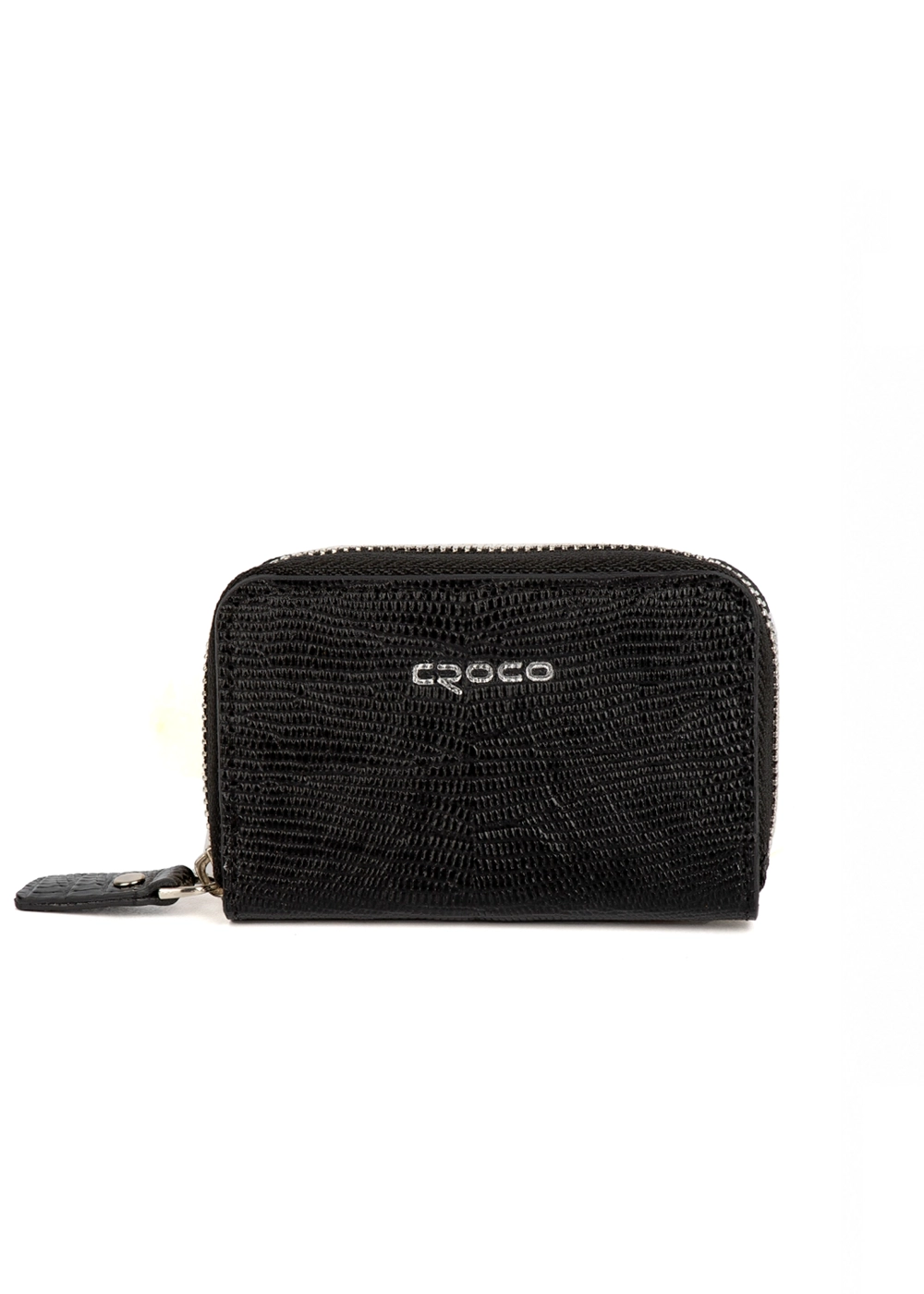 casia-croco-brand-card-holder-black-color جاکارتی چرم مدل کاسیا